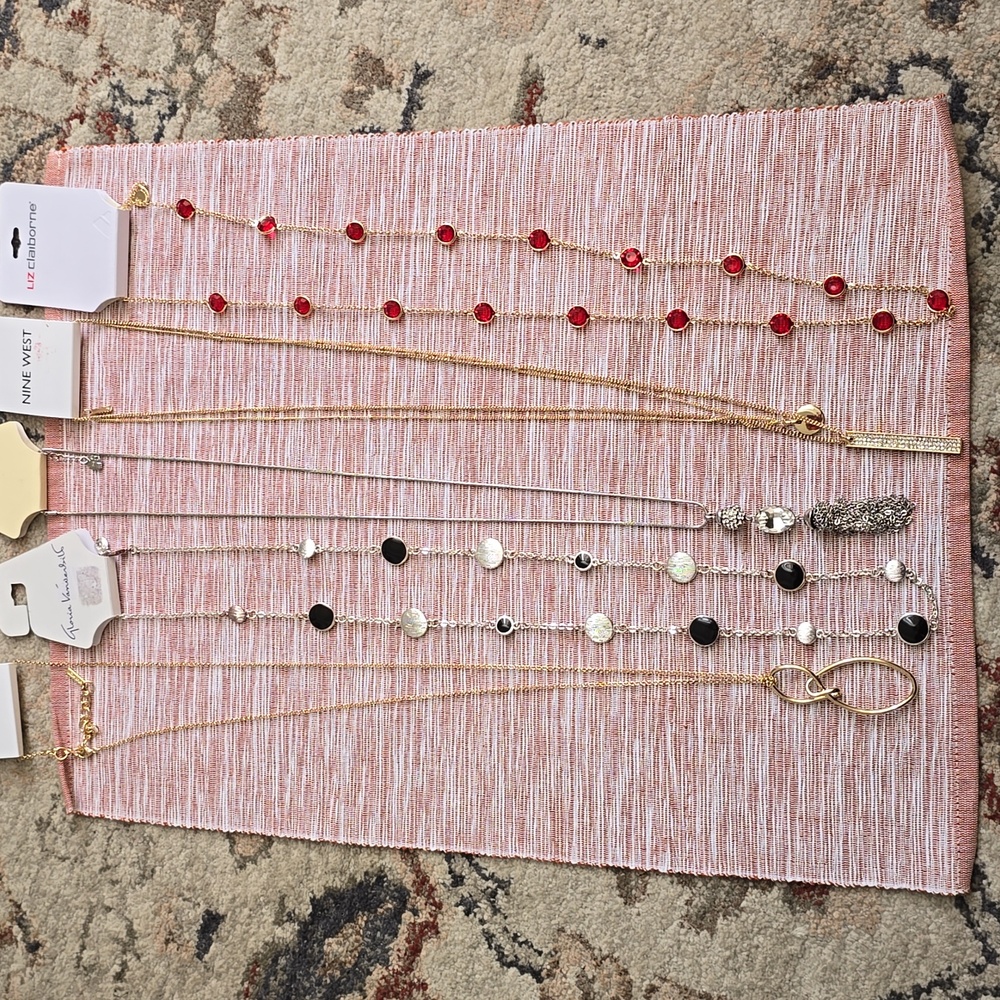 MONET NINE WEST LIZ CLAIBORNE GLORIA VANDERBILT WOMEN'S FASHION JEWELRY BUNDLE